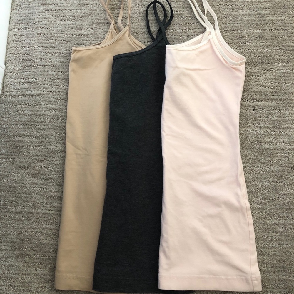 Cami tops in 3 colors